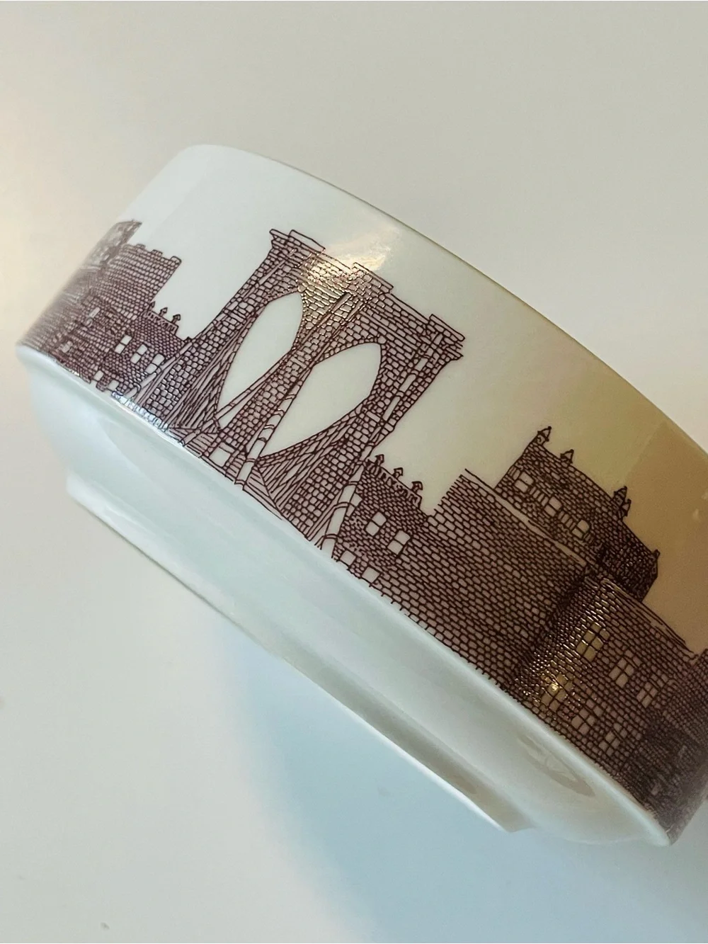 Set of Two Fishs Eddy Brooklyn Cereal Bowls, Discontinued Item
